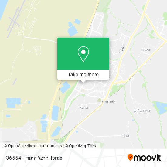 36554 - הרצל התורן map