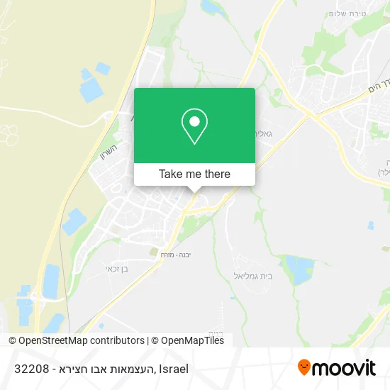 Карта 32208 - העצמאות אבו חצירא