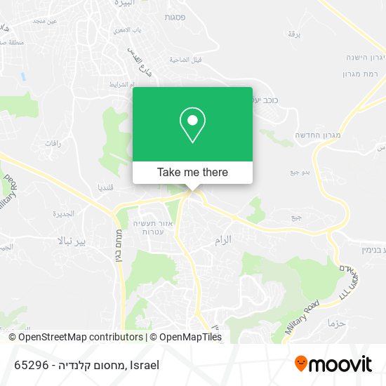 65296 - מחסום קלנדיה map