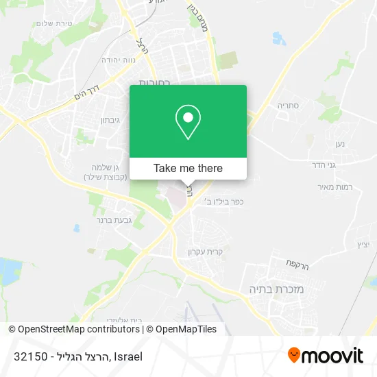 Карта 32150 - הרצל הגליל