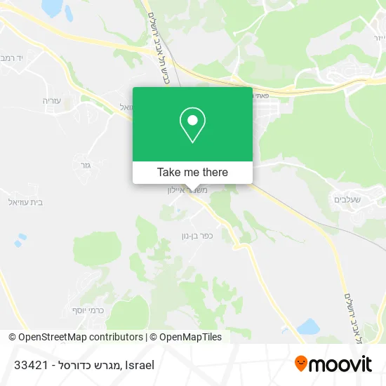 Карта 33421 - מגרש כדורסל