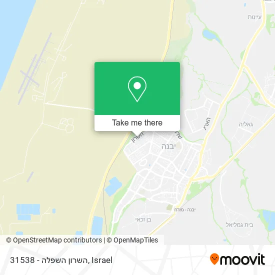 31538 - השרון השפלה map