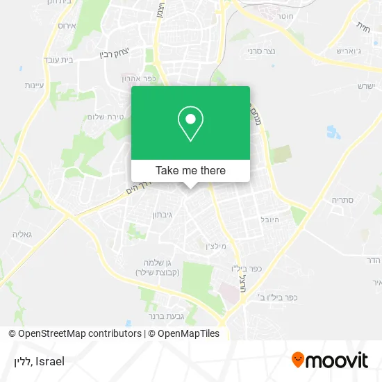 Карта ללין
