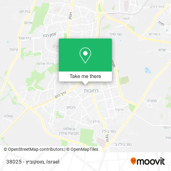 Карта 38025 - מוסקוביץ