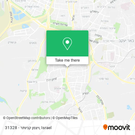 Карта 31328 - ויצמן קניותר