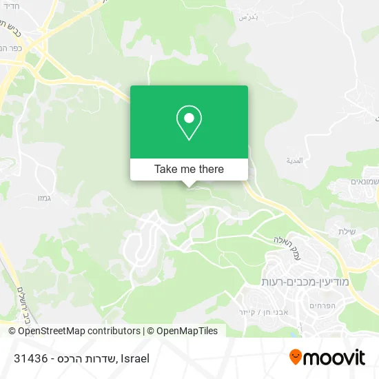 31436 - שדרות הרכס map
