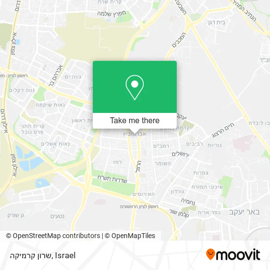 Карта שרון קרמיקה