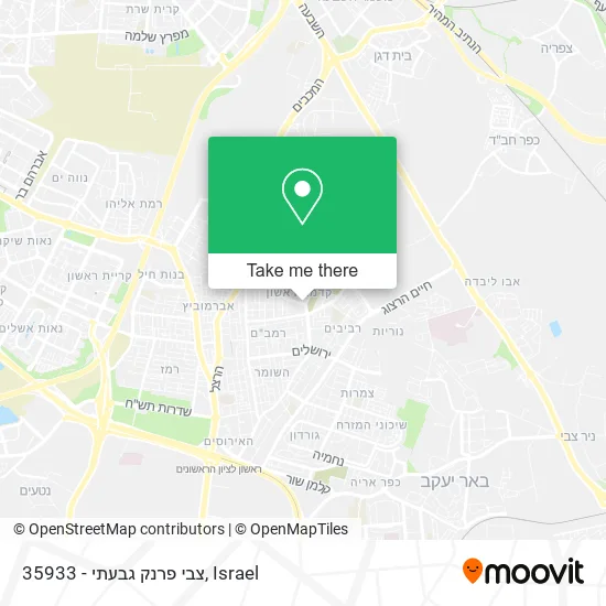 35933 - צבי פרנק גבעתי map