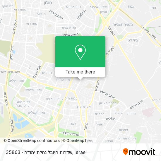 35863 - שדרות היובל נחלת יהודה map