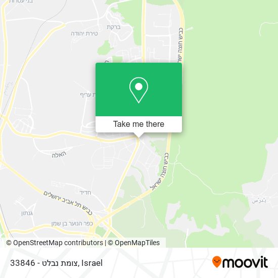 33846 - צומת נבלט map