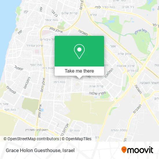 Карта Grace Holon Guesthouse
