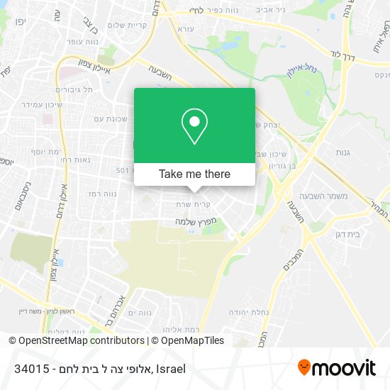 Карта 34015 - אלופי צה ל בית לחם