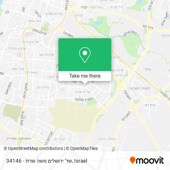 Карта 34146 - שד' ירושלים משה שרת