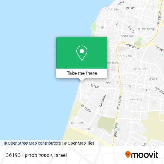 36193 - יוספטל מסריק map