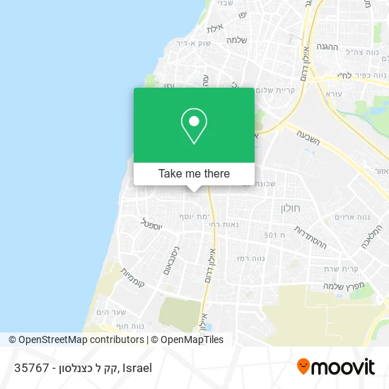 Карта 35767 - קק ל כצנלסון