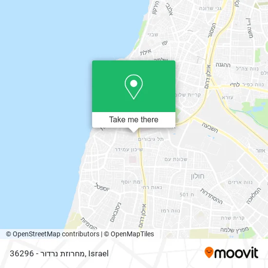 Карта 36296 - מחרוזת נרדור