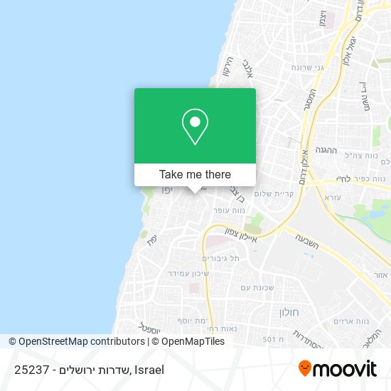 25237 - שדרות ירושלים map