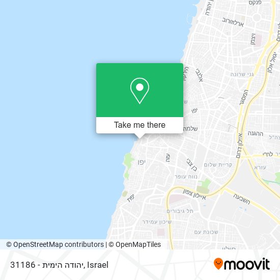31186 - יהודה הימית map
