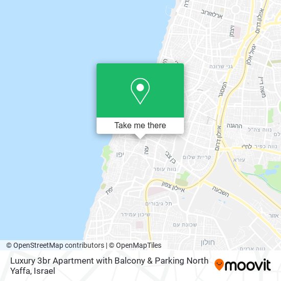 Luxury 3br Apartment with Balcony & Parking North Yaffa map