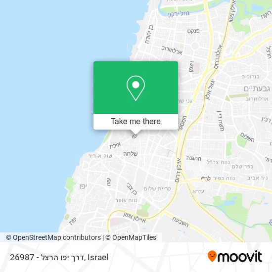 Карта 26987 - דרך יפו הרצל