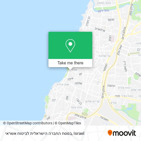 בססח החברה הישראלית לביטוח אשראי map