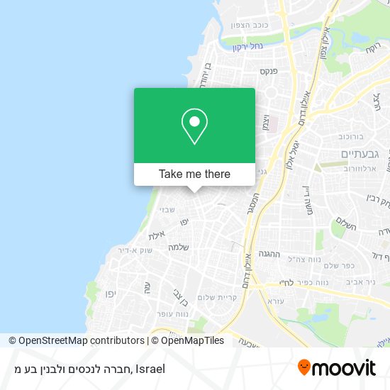 חברה לנכסים ולבנין בע מ map