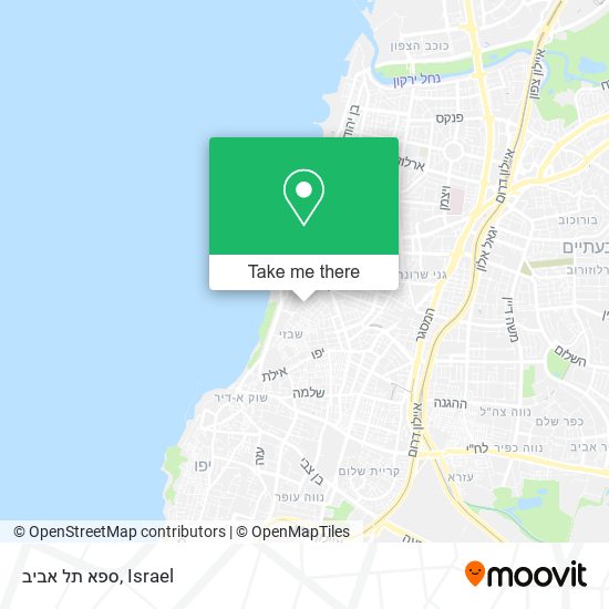 ספא תל אביב map