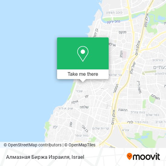 Карта Алмазная Биржа Израиля