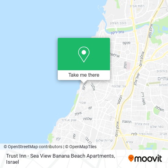 Карта Trust Inn - Sea View Banana Beach Apartments