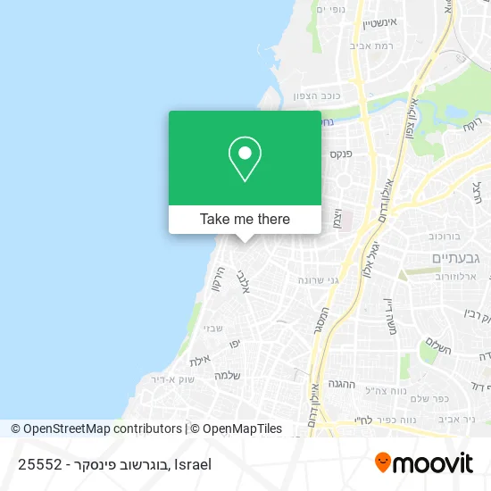 Карта 25552 - בוגרשוב פינסקר
