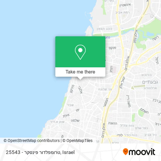 Карта 25543 - טרומפלדור פינסקר