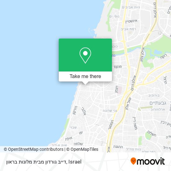 דייב גורדון מבית מלונות בראון map