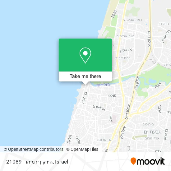 Карта 21089 - הירקון ירמיהו