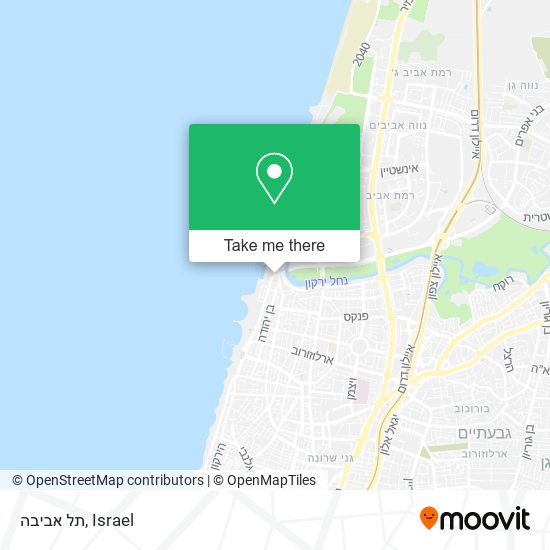 Карта תל אביבה