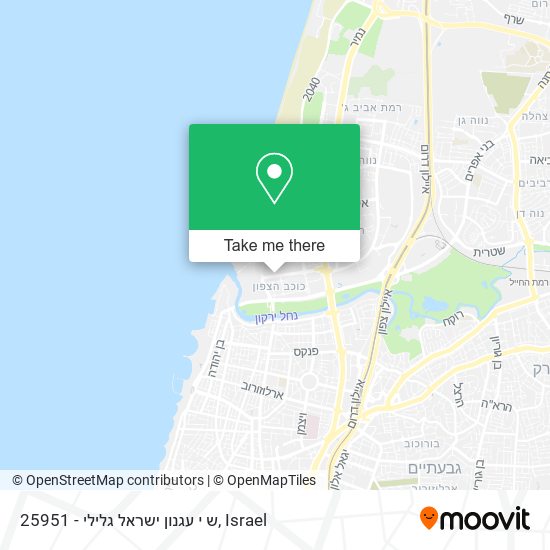 Карта 25951 - ש י עגנון ישראל גלילי