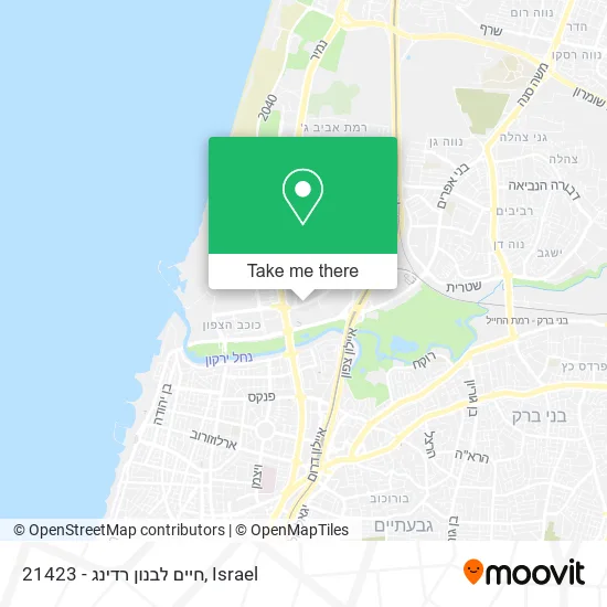 21423 - חיים לבנון רדינג map