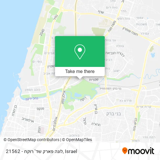 21562 - לונה פארק שד' רוקח map
