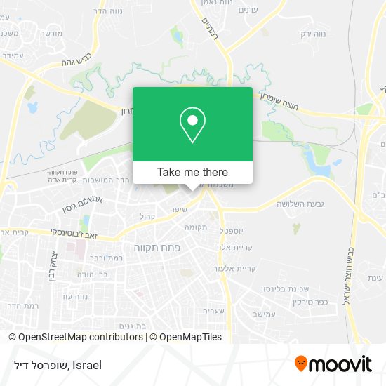 שופרסל דיל map
