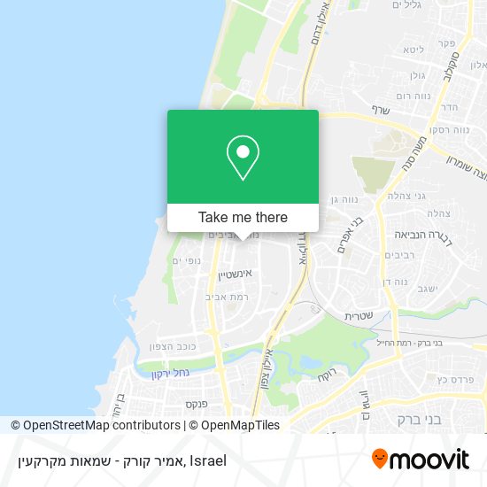 אמיר קורק - שמאות מקרקעין map