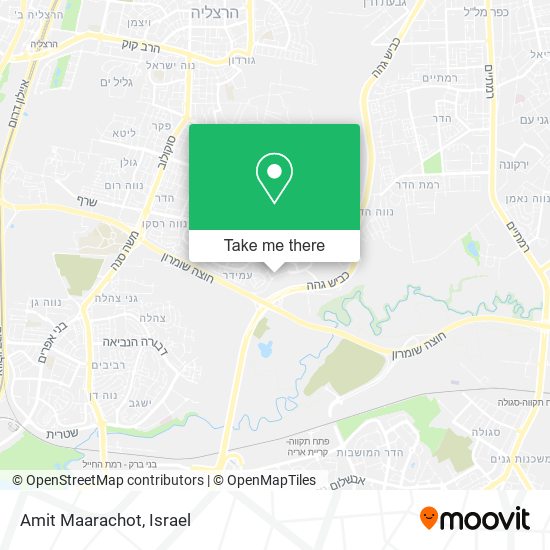 Amit Maarachot map