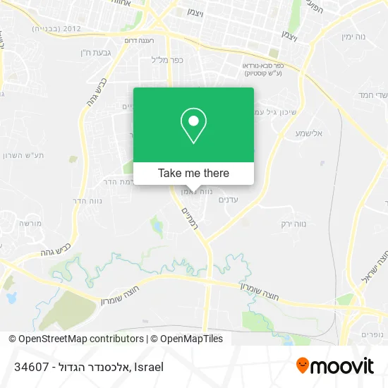 Карта 34607 - אלכסנדר הגדול