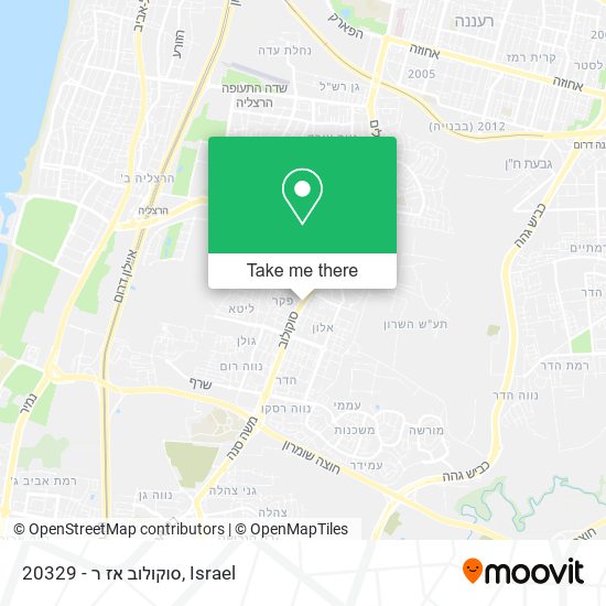 20329 - סוקולוב אז ר map