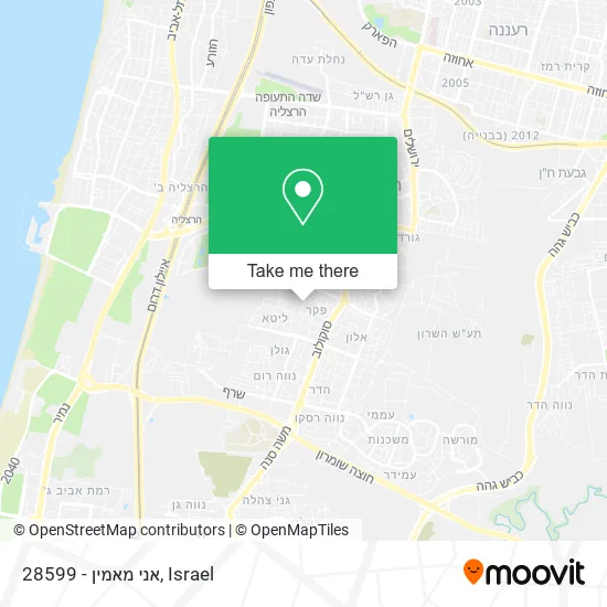 28599 - אני מאמין map