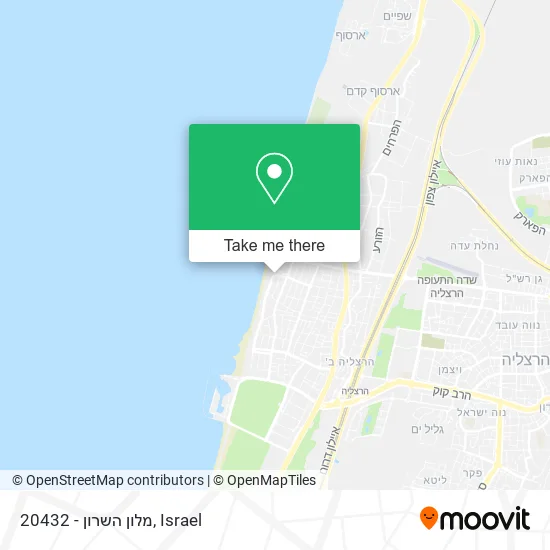 Карта 20432 - מלון השרון