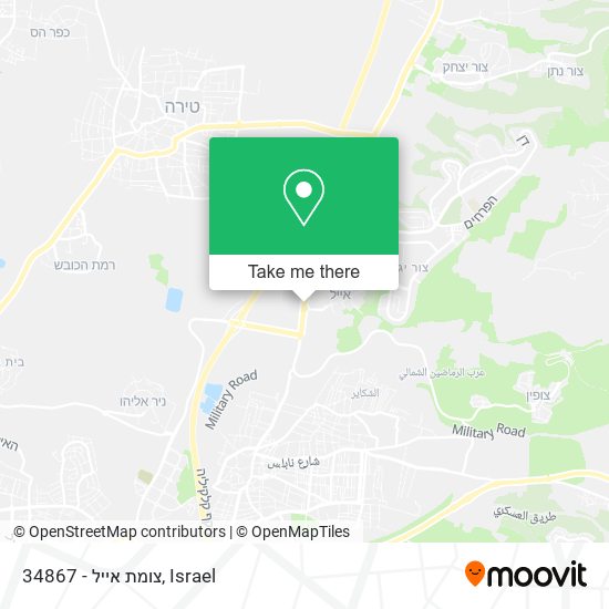 34867 - צומת אייל map
