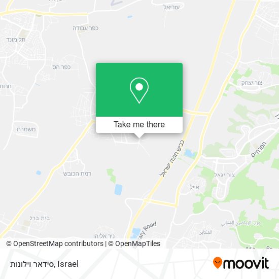 סידאר וילונות map