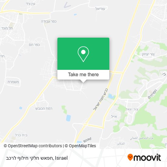 חפאש חלקי חילוף לרכב map