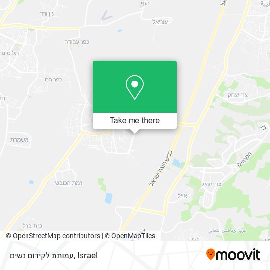 עמותת לקידום נשים map