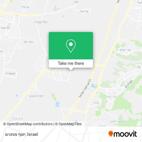 יוסף מותגים map