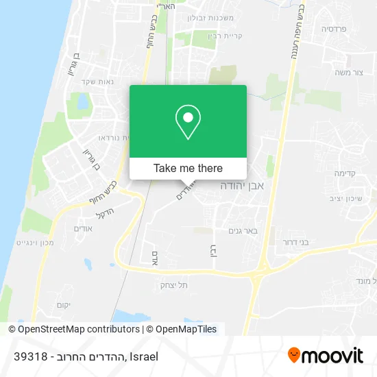 Карта 39318 - ההדרים החרוב